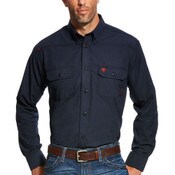 Ariat FR Featherlight Work Shirt in Navy